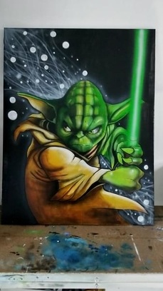 Toile Yoda